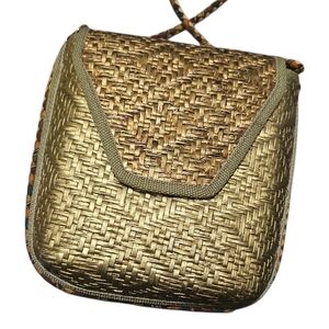Cache Woven Crossbody Bag